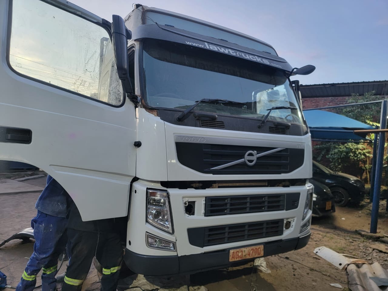 Truck after repair